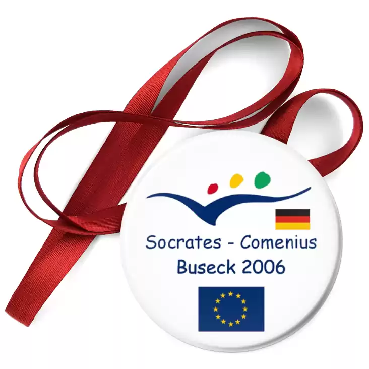 przypinka medal Socrates Comenius Buseck 2006
