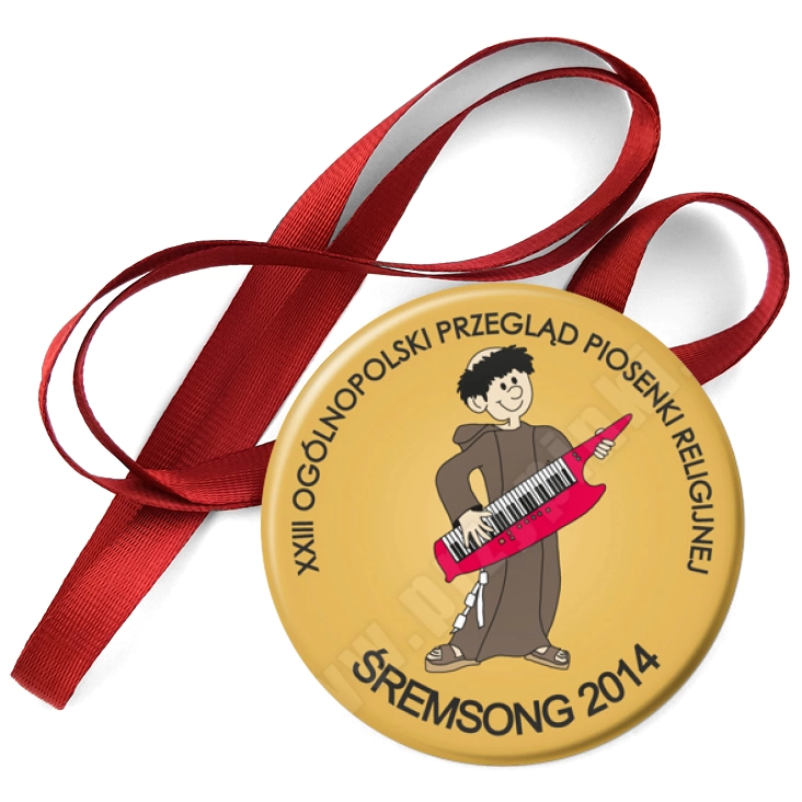 przypinka medal Śremsong 2014