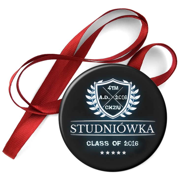 przypinka medal Studniówka - 4TM
