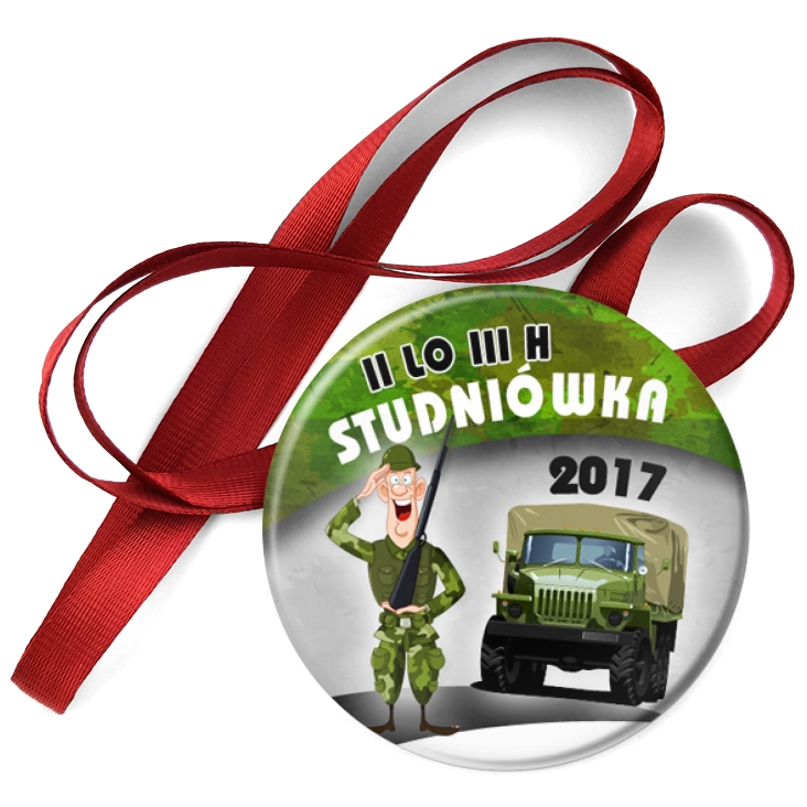 przypinka medal Studniówka - II LO III H