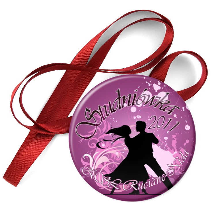przypinka medal Studniówka ZSL Ruciane-Nida