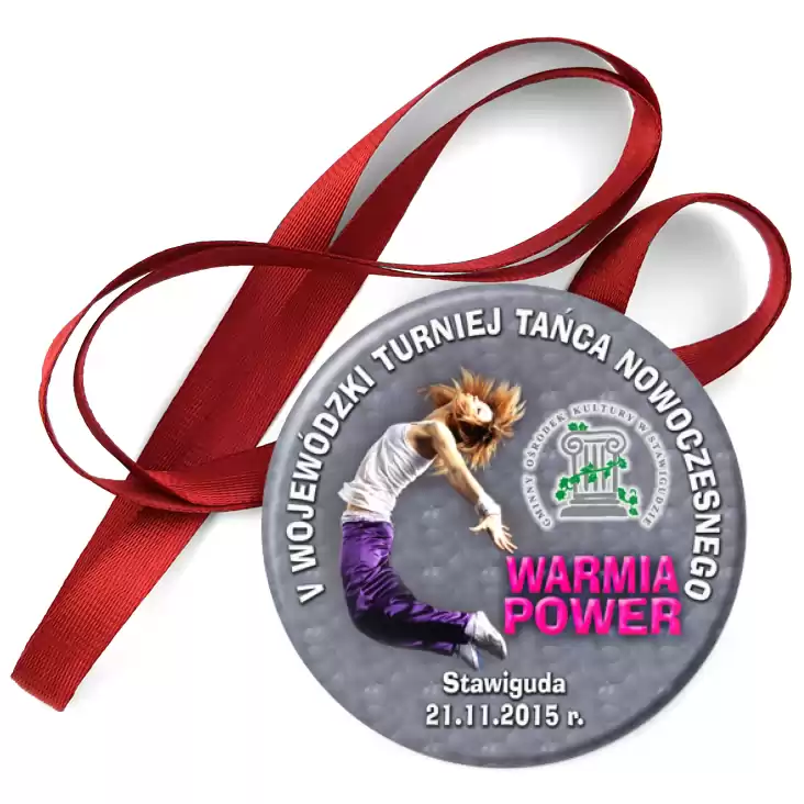 przypinka medal Warmia Power 2015