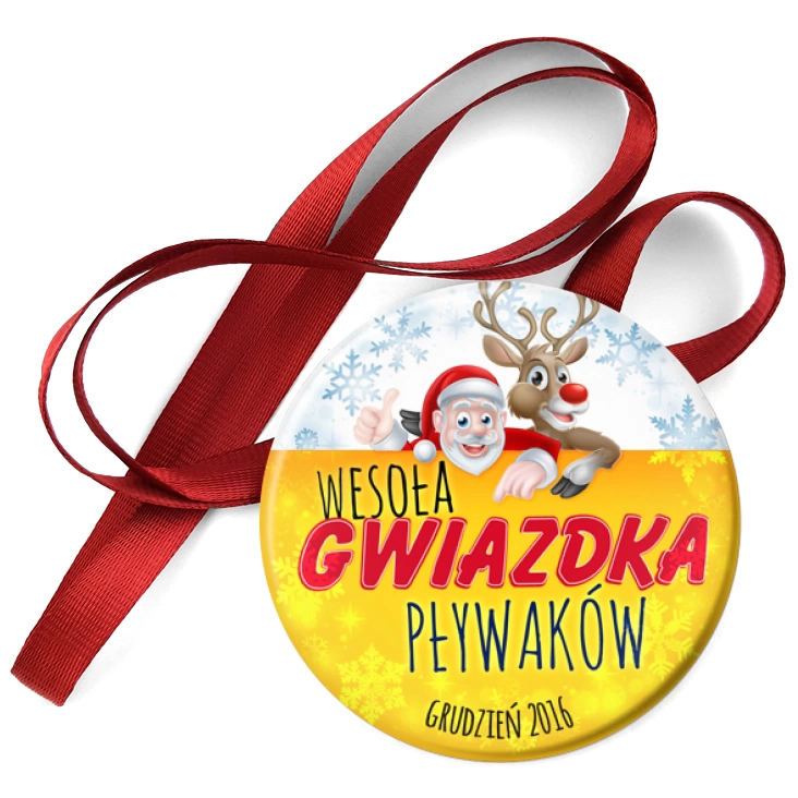 przypinka medal Wesoła gwiazdka Pływaków 2016