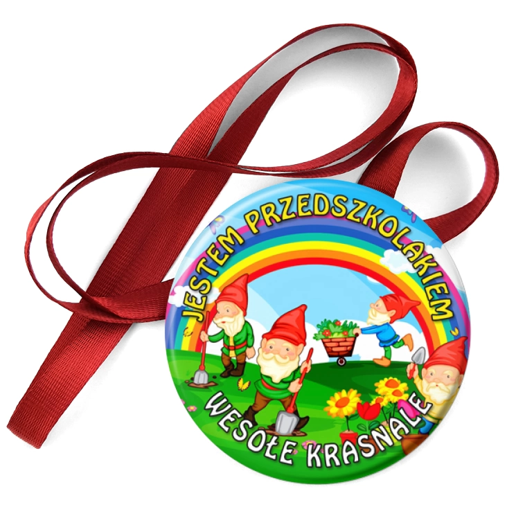 przypinka medal Wesołe krasnale