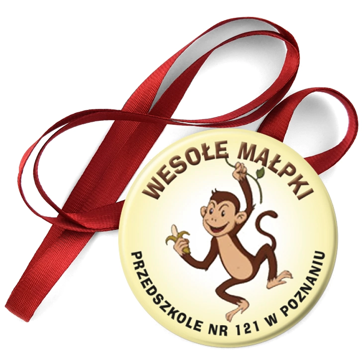 przypinka medal Wesołe Małpki