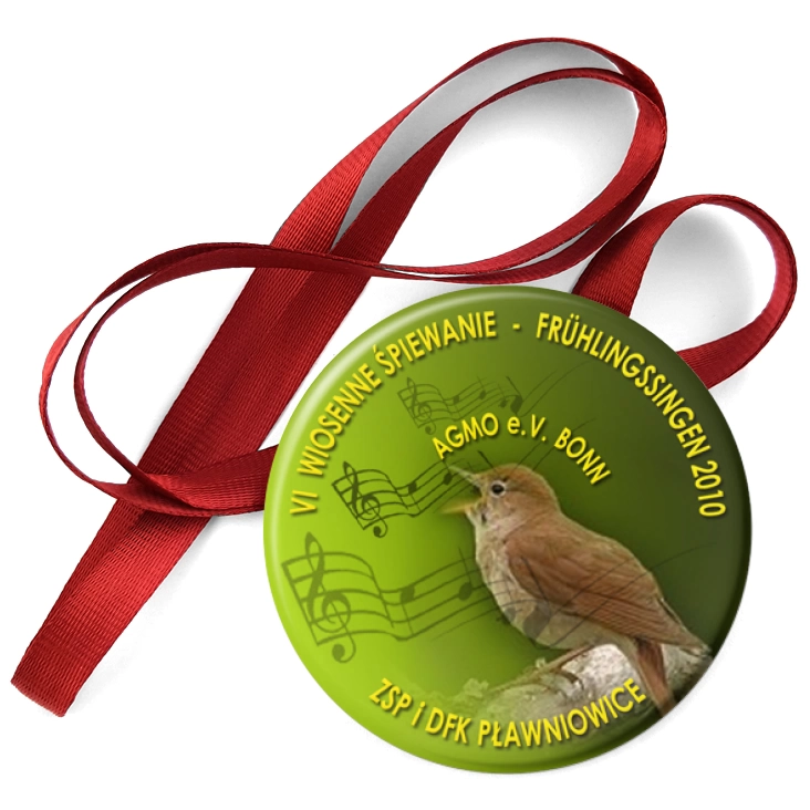 przypinka medal Wiosenne śpiewanie