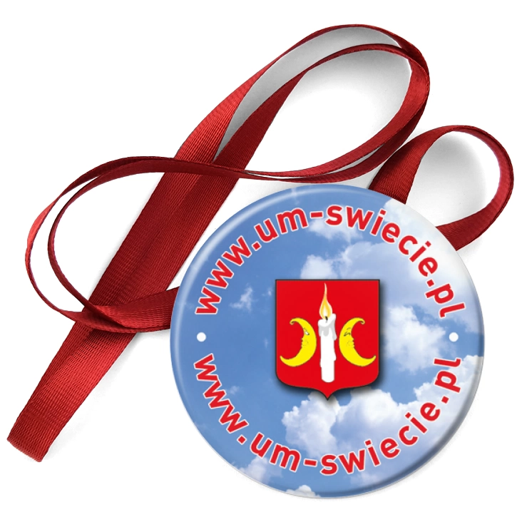 przypinka medal www.um-swiecie.pl