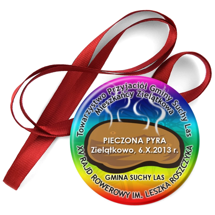 przypinka medal XV Rajd Rowerowy im. Leszka Roszczyka
