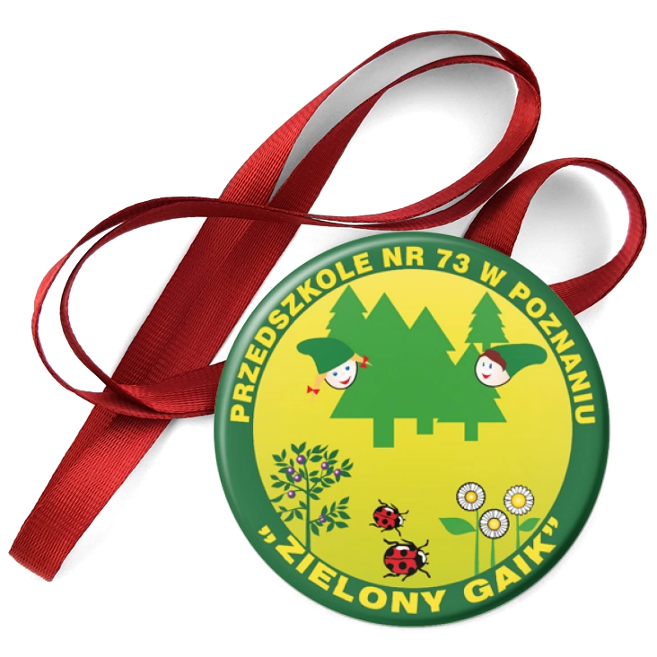 przypinka medal Zielony Gaik - Przedszkole Nr 73