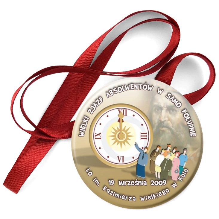 przypinka medal Zjazd absolwentów w samo południe