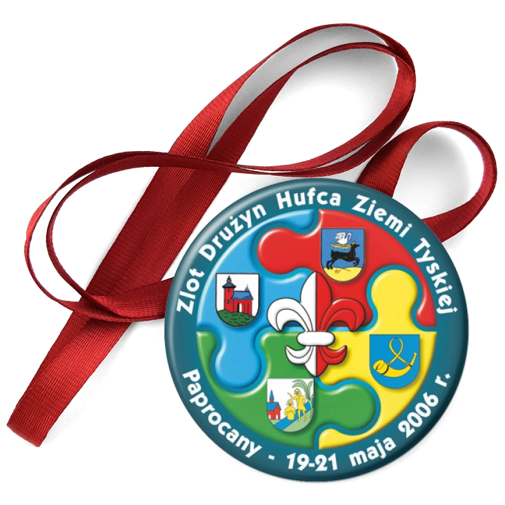 przypinka medal Zlot Drużyn Hufca Ziemi Tyskiej 2006
