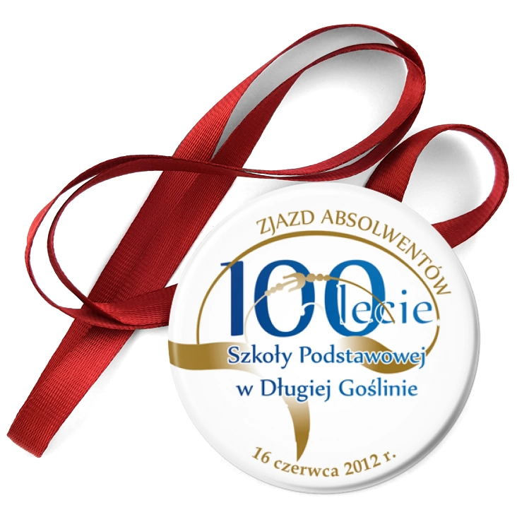 przypinka medal 100-lecie SP w Długiej Goślinie