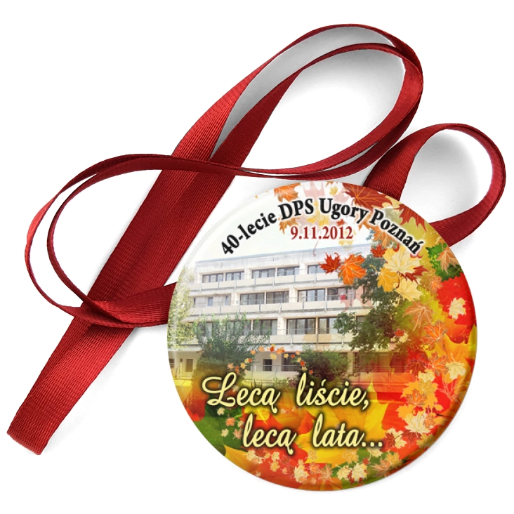 przypinka medal 40-lecie DPS Ugory Poznań