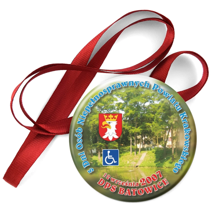 przypinka medal 5 Dni Osób Niepełnosprawnych