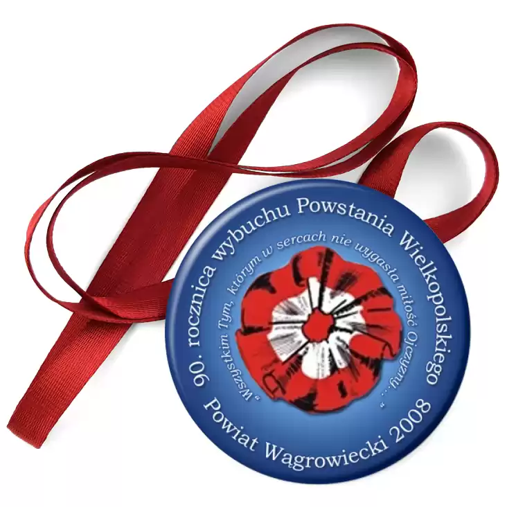 przypinka medal 90. rocznica Powstania Wielkopolskiego