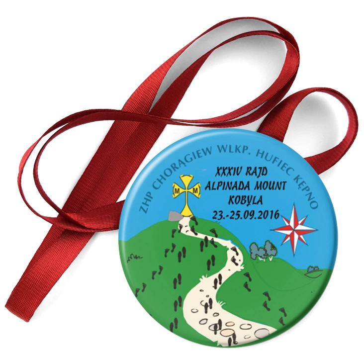 przypinka medal Alpinada 2016