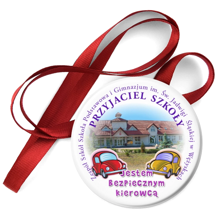 przypinka medal Bezpieczny kierowca