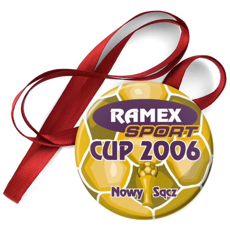 przypinka medal CUP 2006 - Nowy Sącz