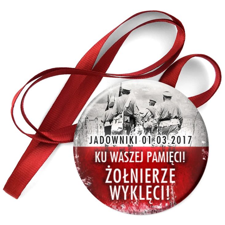 przypinka medal Cześć Ich pamięci! Żołnierze Wyklęci!