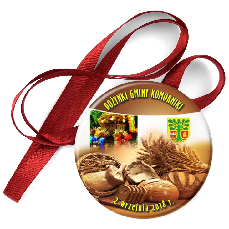 przypinka medal Dożynki - Komorniki