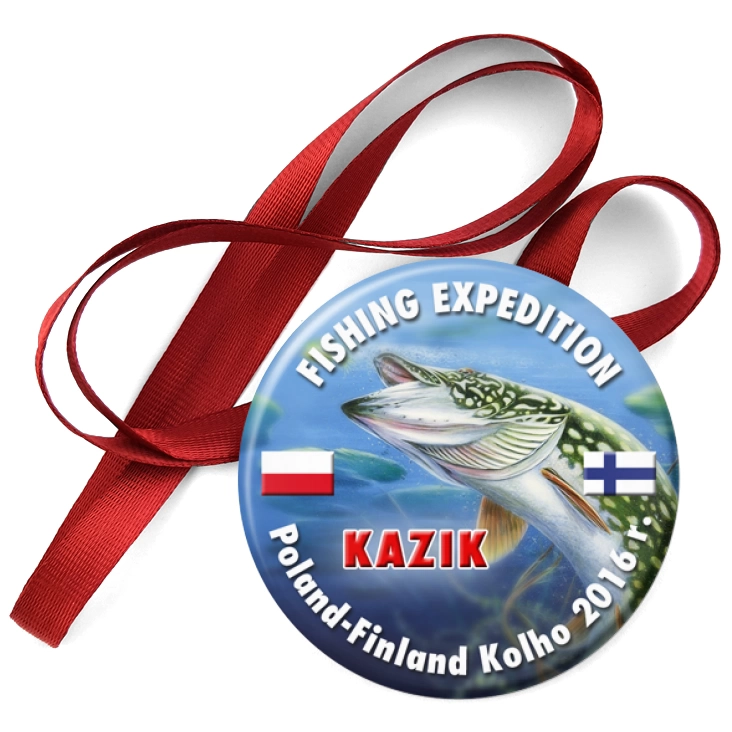 przypinka medal Fishing expedition