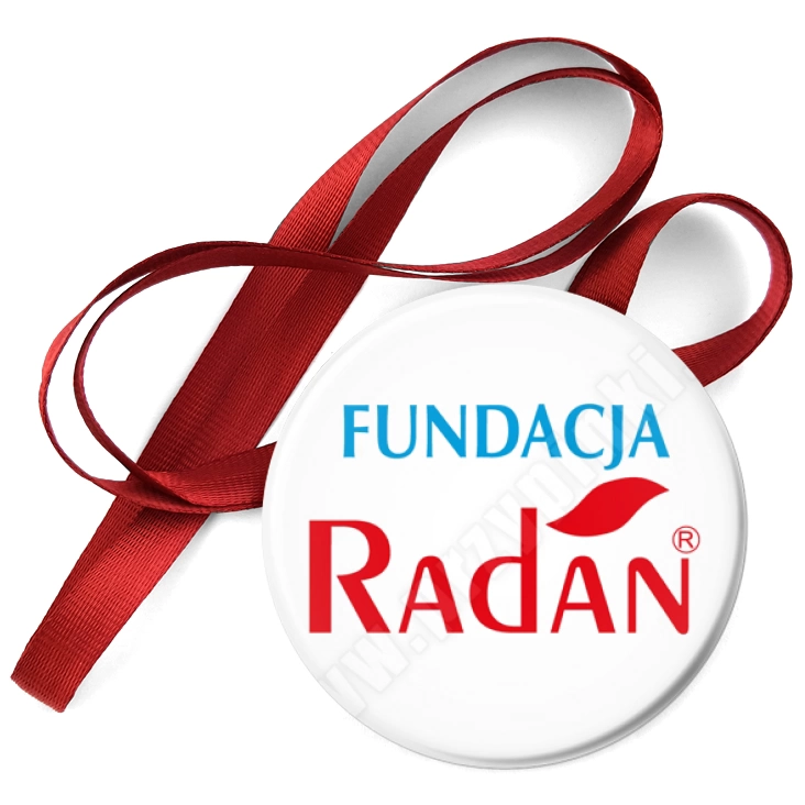 przypinka medal Fundacja Radan