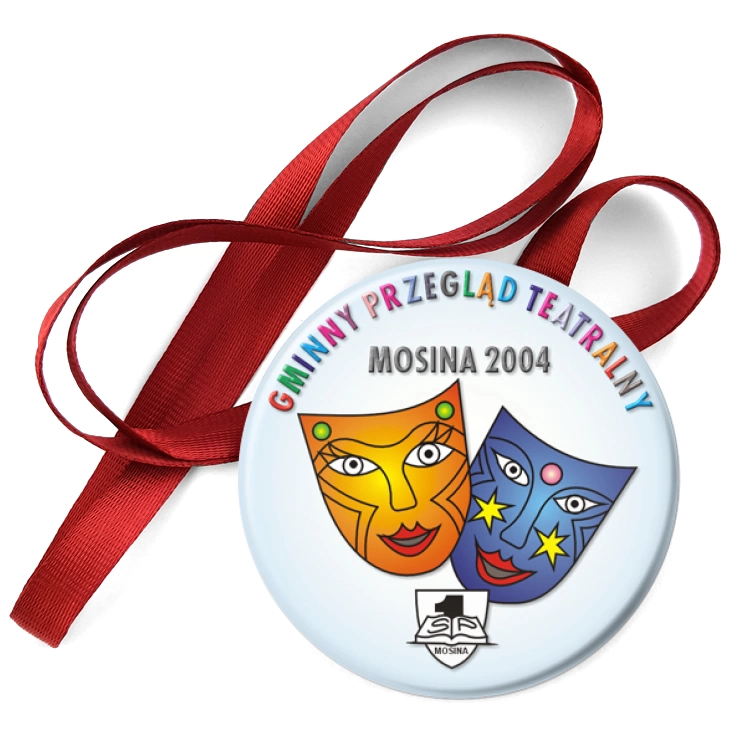 przypinka medal Gminny Przegląd Teatralny