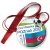 Przypinka medal Gra Miejska - Poznań 2012 - Azerbejdżan