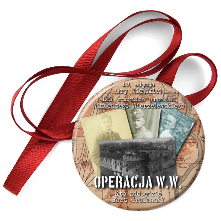 przypinka medal Gra Miejska