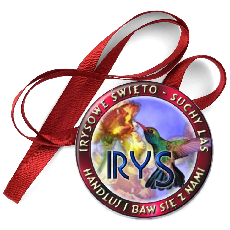 przypinka medal Irysowe Święto - Suchy Las