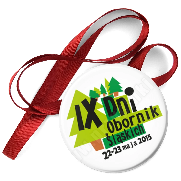 przypinka medal IX Dni Obornik Śląskich