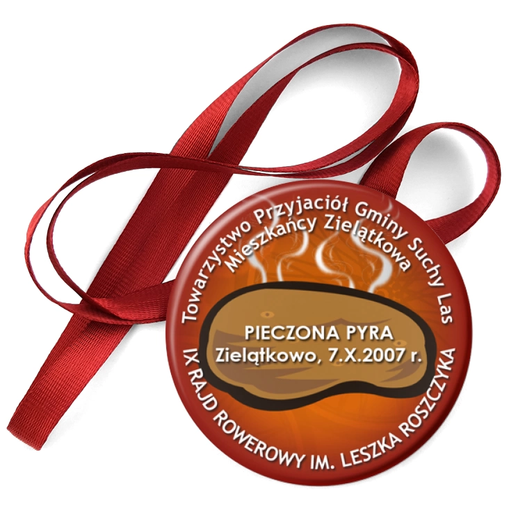 przypinka medal IX Rajd Rowerowy im. Leszka Roszczyka