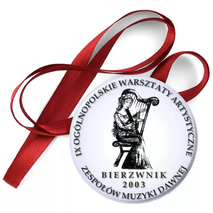 przypinka medal IX Warsztaty Artystyczne Bierzwnik