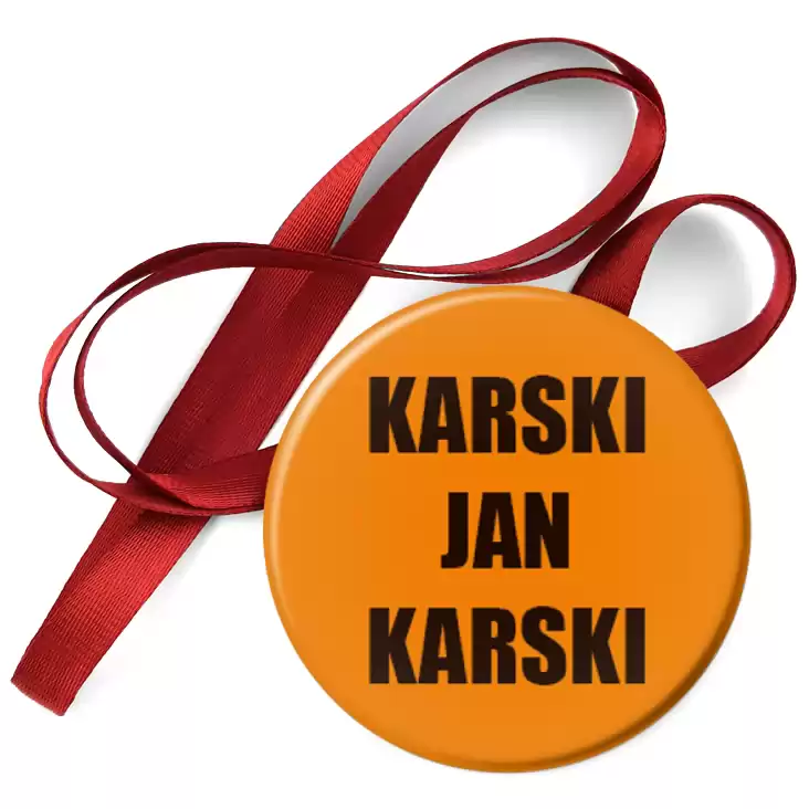 przypinka medal Jan Karski