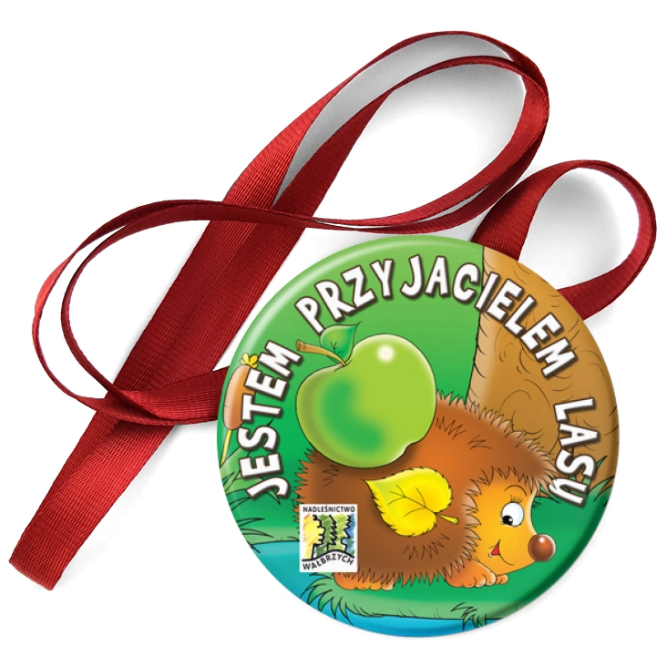 przypinka medal Jestem Przyjacielem Lasu