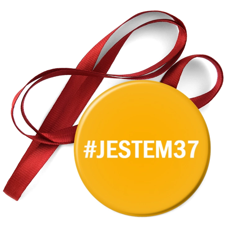 przypinka medal #jestem37