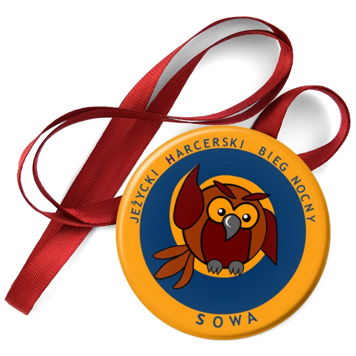 przypinka medal Jeżycki Harcerski Bieg Nocny