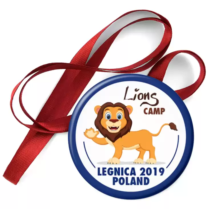 przypinka medal Lions camp