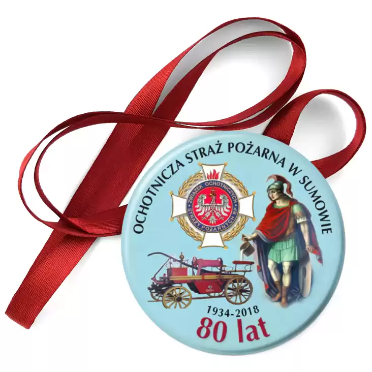 przypinka medal Ochotnicza Straż Pożarna w Sumowie