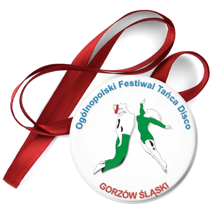 przypinka medal Ogólnopolski Festiwal Tańca Disco w Gorzowie Śląskim