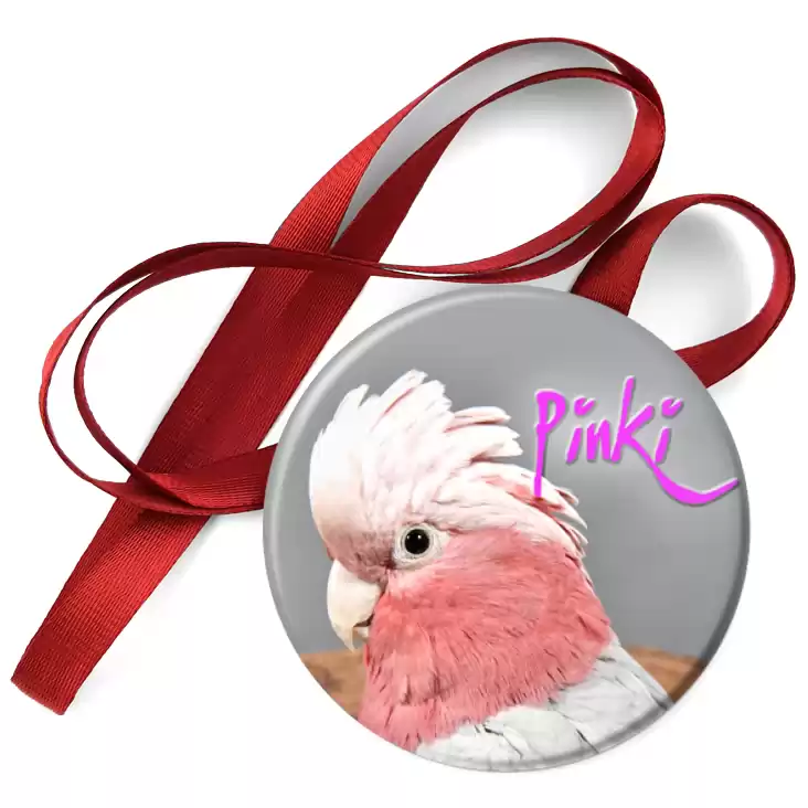 przypinka medal Papugarnia Kakadu - Pinki