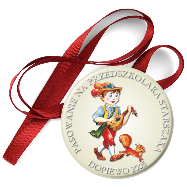 przypinka medal Pasowanie na przedszkolaka - Dopiewo 2005