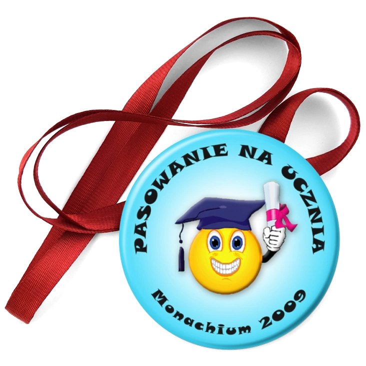 przypinka medal Pasowanie na ucznia
