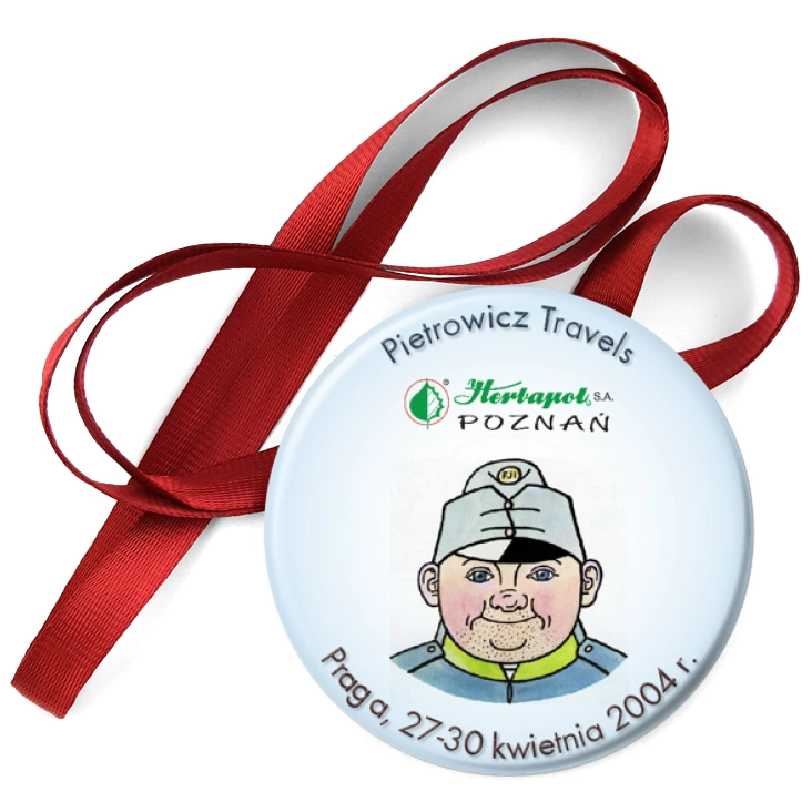 przypinka medal Pietrowicz Travels