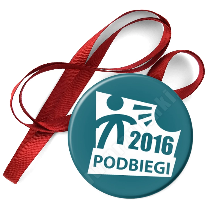 przypinka medal Podbiegi 2016