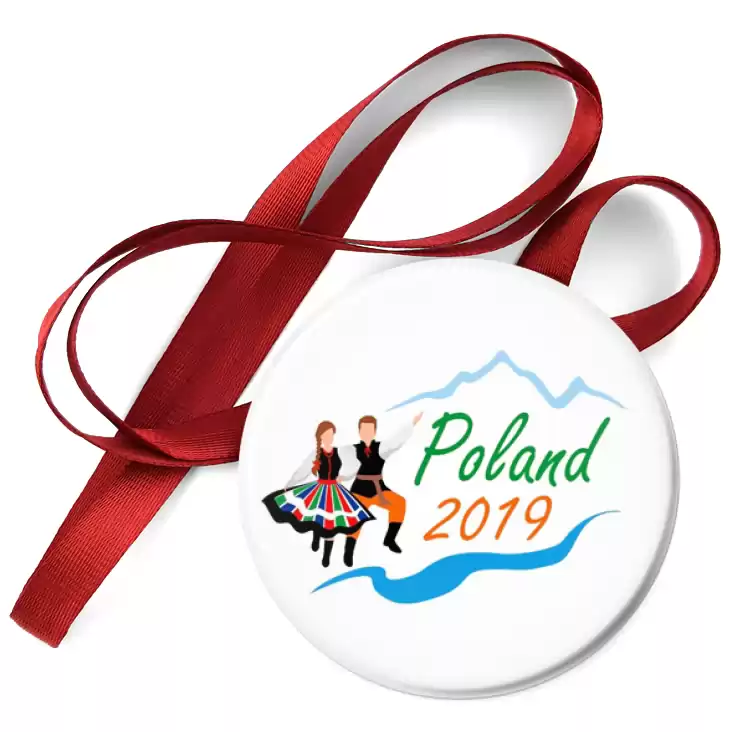 przypinka medal Poland 2019