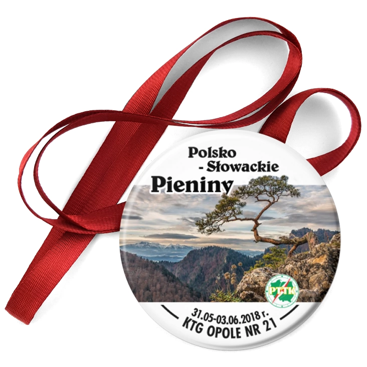 przypinka medal Polsko - Słowackie Pieniny