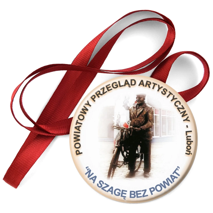 przypinka medal Powiatowy Przegląd Artystyczny - Luboń