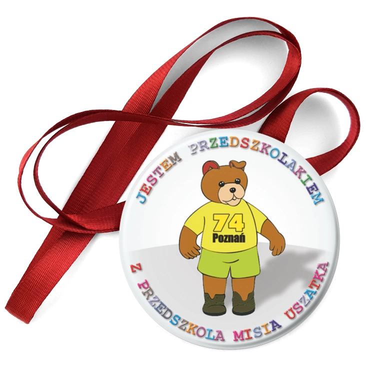 przypinka medal Przedszkolak z przedszkola nr 74