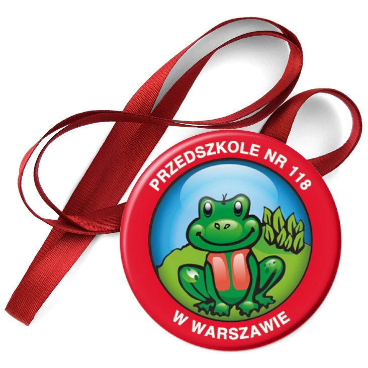 przypinka medal Przedszkole nr 118 w Warszawie
